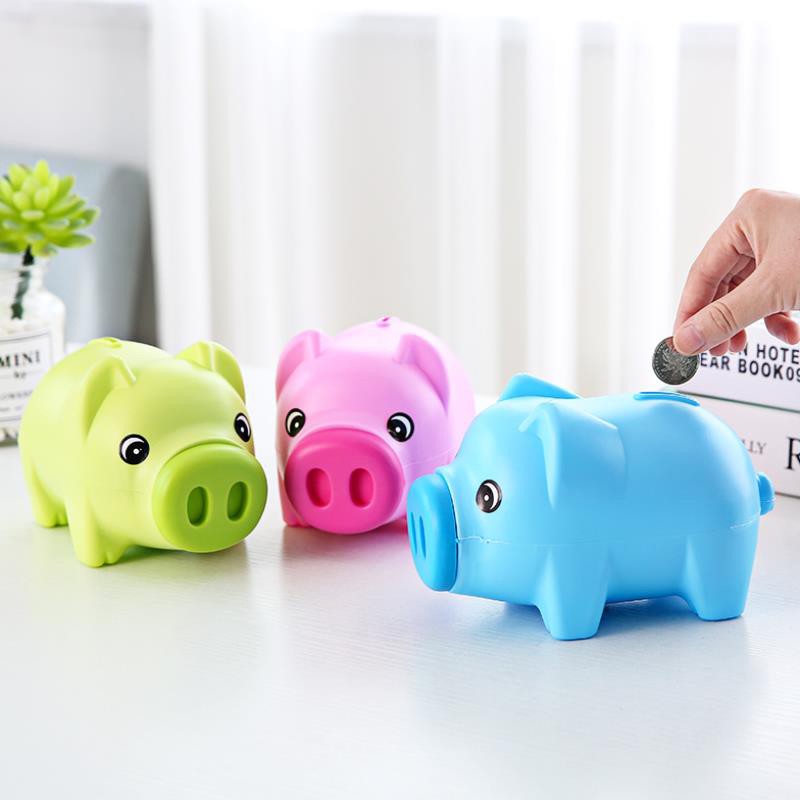 Cute Cartoon Pig Piggy Bank Money Saving Box Cash Coins Bank Gifts Toy for Kids Children Home Decoration Piggy Money Bank