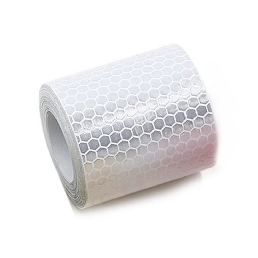 5cm*3m Safety Mark Reflective Tape Car Styling Stickers Self Adhesive Warning Tape Auto Motorcycles Reflective Film