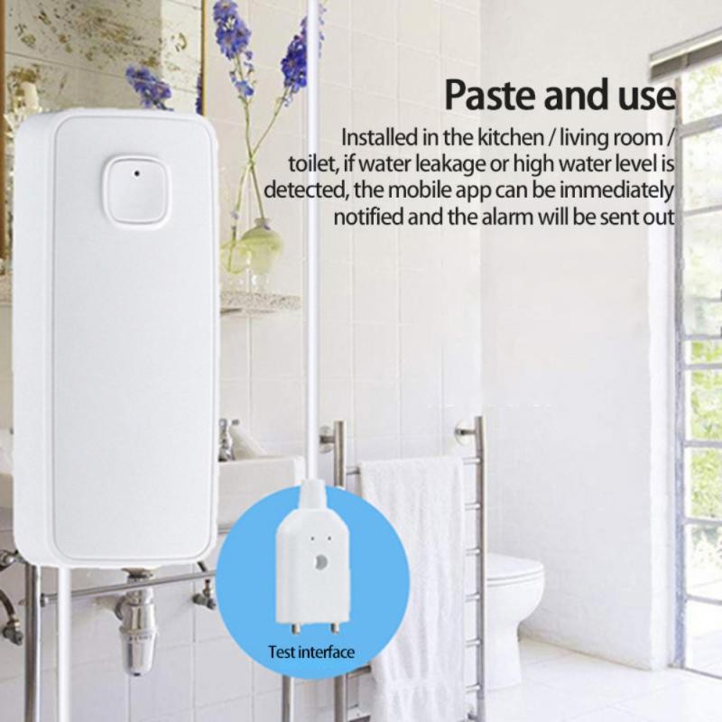 Tuya Home Alarm Water Leakage Alarm WIFI Water Immersion Sensor Flood Water Leak Detector For Independent Home Remote Alarm