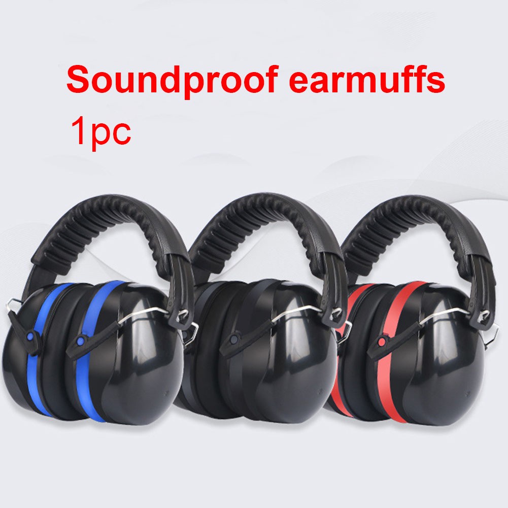 Portable Noise Reduction Soundproof Hunting Adjustable Construction Ear Muffs Sports Shooting Safety Hearing Protection Sleeping