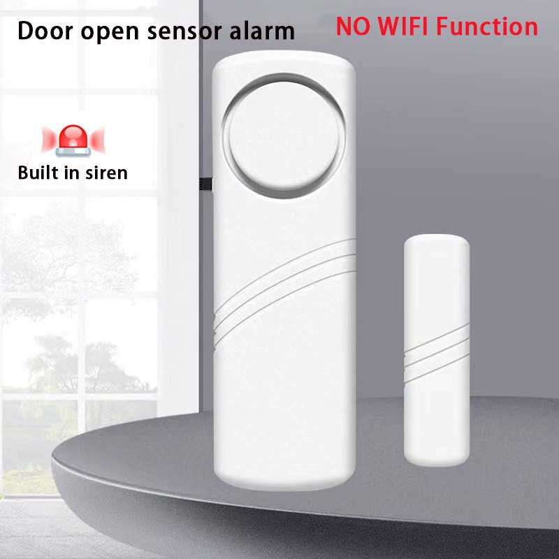 Tuya WiFi Door Sensor Siren Loud 110 dB Sounder Wireless Window Call Switch Sensor for Home Security Intrusion Burglar Alarm