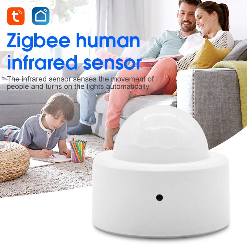 Tuya ZigBee PIR Infrared Motion Sensor Infrared PIR Human Body Detection Automatic Motion Sensor Sensor Switch Security Detector