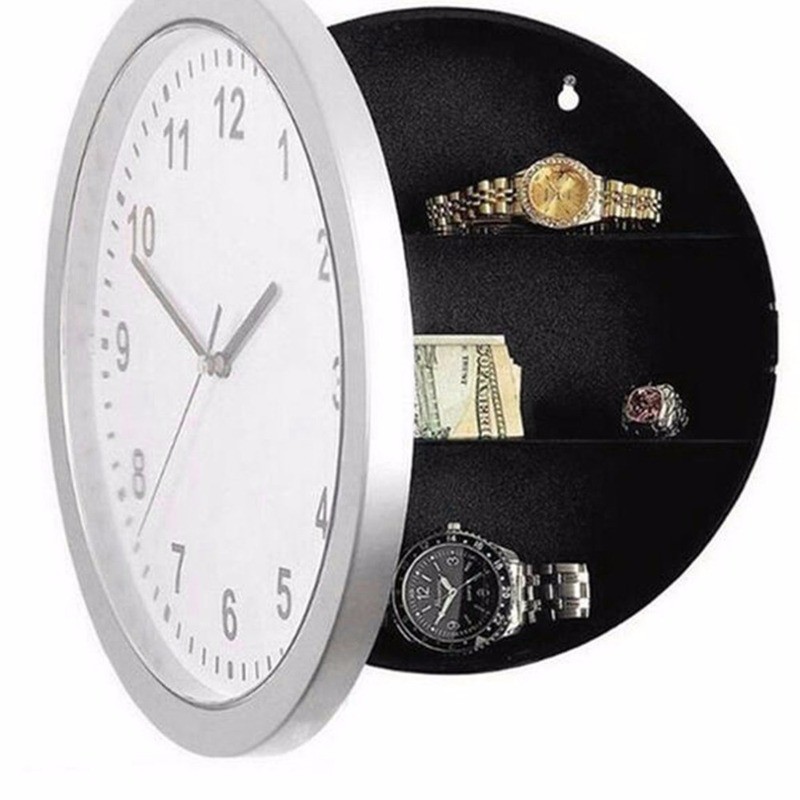 2022 Large Wall Clock Safe, Hidden Safe, Money Jewelry, Item Storage, Home Office, Cash Safe, Secret Safe