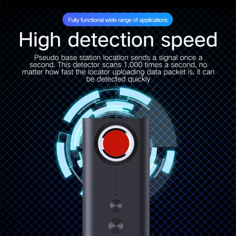 Portable Hotel Anti-Spy Hidden Camera Detector Block Monitoring Wireless Signal Detector Car GPS Positioning Tracking Detection