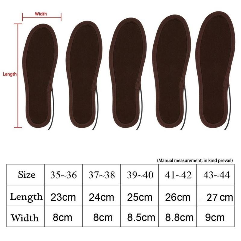 1PC Electric Heated Shoe Insoles Socks Feet Heater USB Foot Winter Warmer Pads Novelty Practical Warm Winter