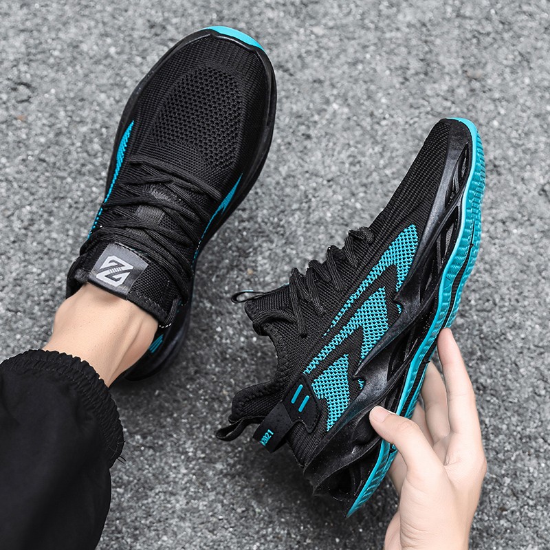 Mens Running Breathable Mesh Casual Shoes Comfortable Blade Male Sneakers Black Outdoor Lightweight Sports Jogging Men's Shoes