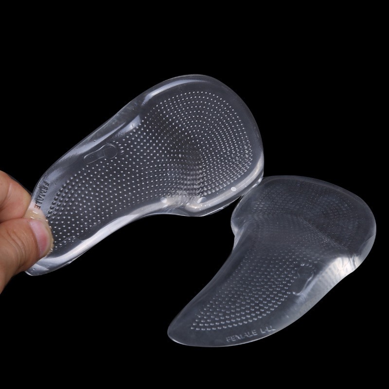 Sunvo Silicone Gel Orthotic Insoles for Flat Feet Arch Support Orthotic Insoles for Plantar Arthritis Pain Relief Shoe Pads