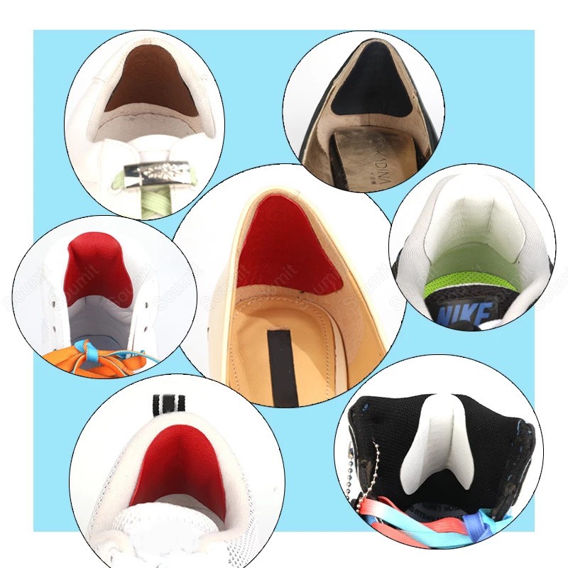 Insoles Heels Repair Sticker For Women Men Shoes Holes Repair Patches Sneakers Back Heel Liner Self Adhesive Care Protector Pads