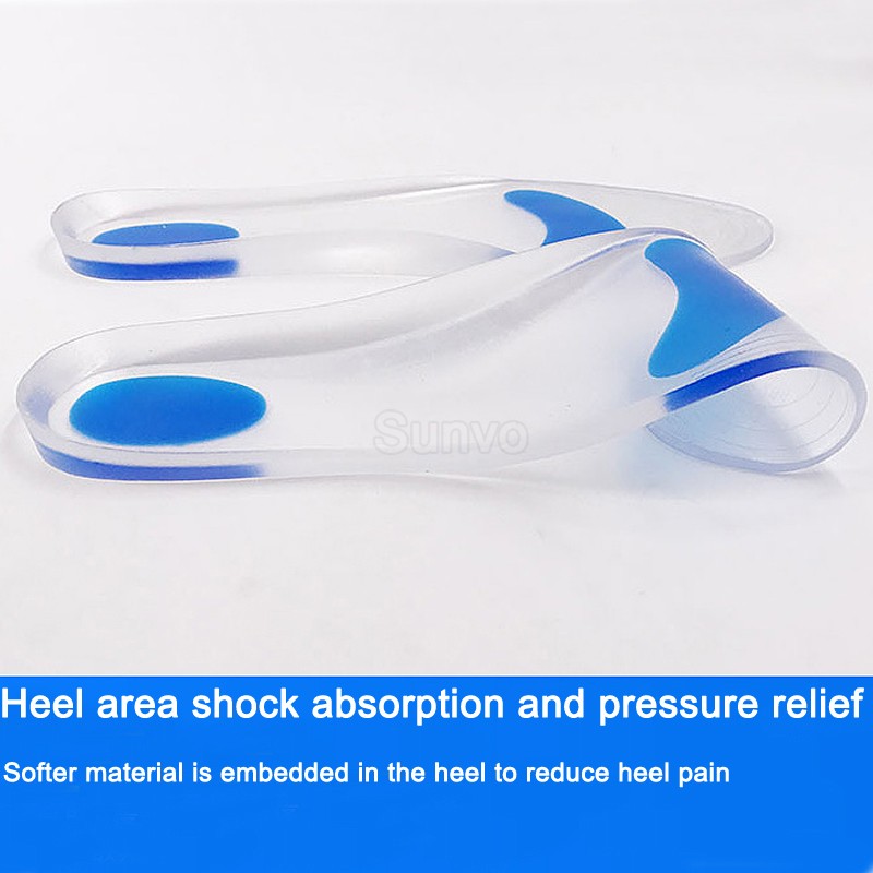 Medical Insoles Silicone Flat Feet Orthotic Insoles Plantar Fasciitis Pain Relief Foot Care Metatarsal Pad