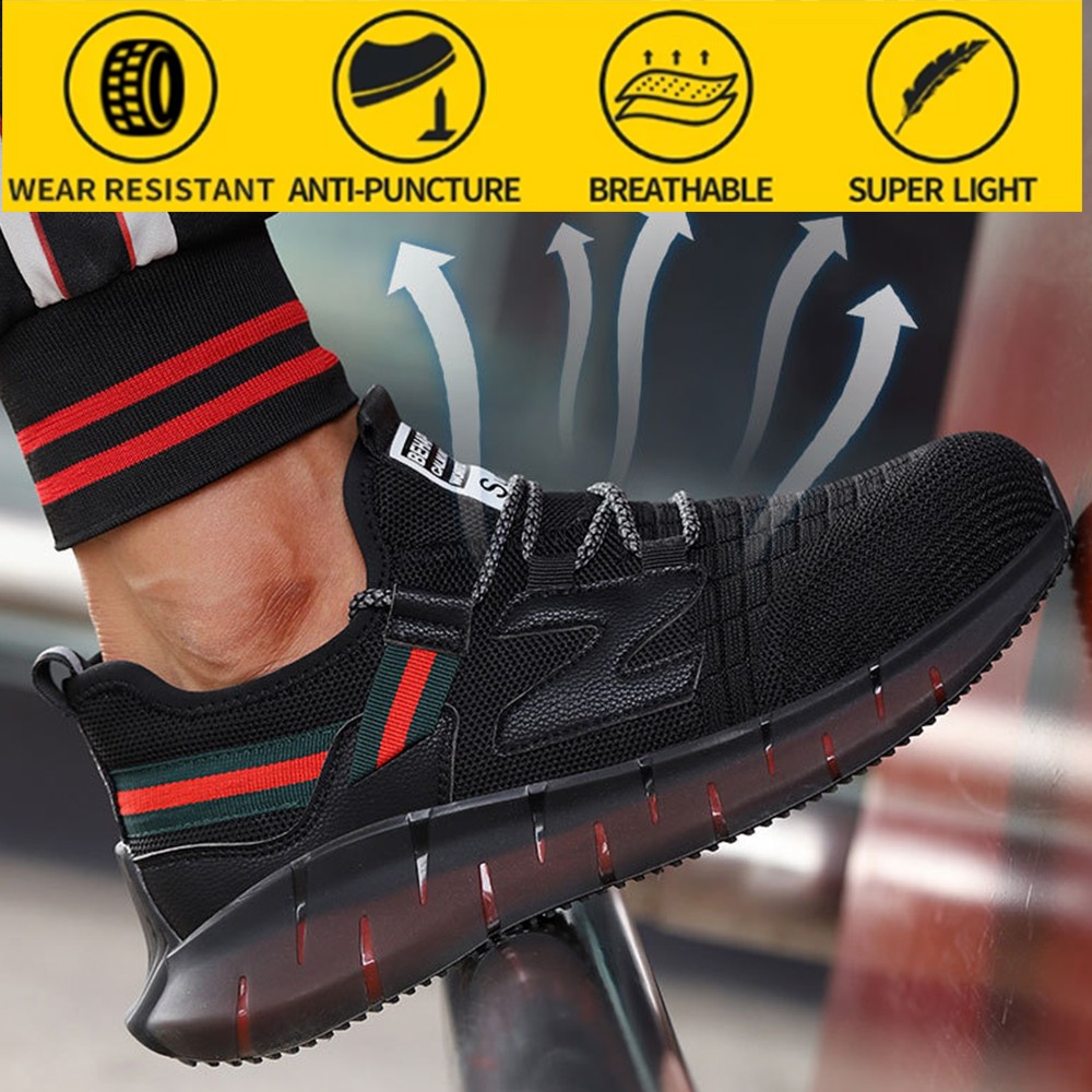 Safety shoes insurance work shoes men's puncture-proof shoes summer breathable safety shoes men's safety shoes