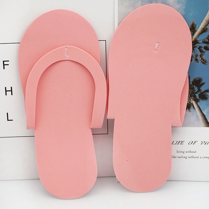 Girseabi 48 Pairs Disposable Slippers Portable Travel Foam Shoes EVA Sandals Beach Spa Flip Flop Hotel Nail Salon Pedicure Tools