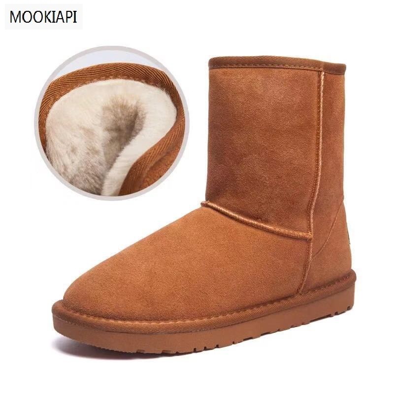 In 2022, High Quality China Men's Snow Boots, Real Cowhide Leather, Brand Leatrher Classic Men's Boots, Free Delivery