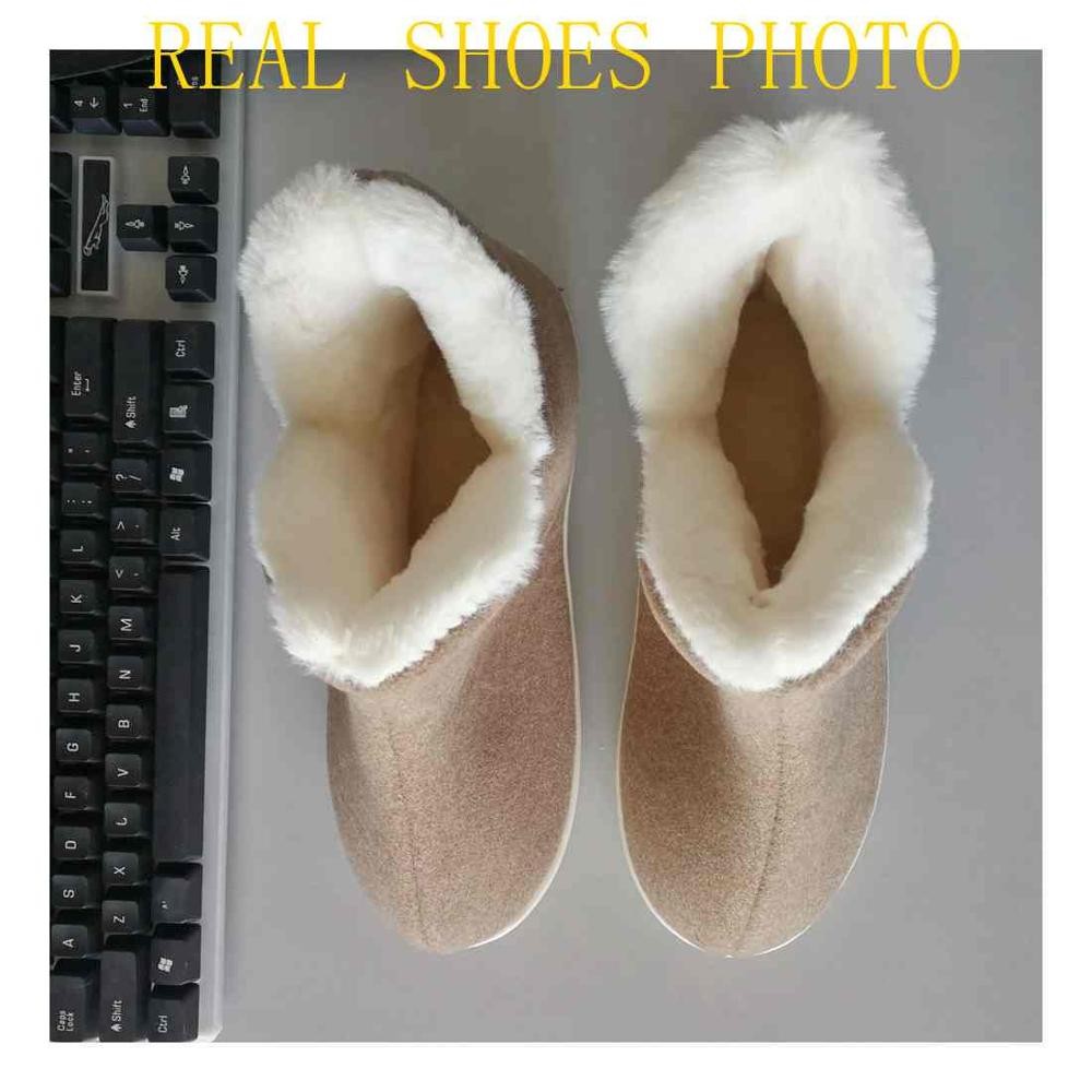 ASILETO Women Home Slippers Plush Indoor Shoes High Top Plus Size 45 Flat Shoes Woman Winter Shoes Indoor Slippers sapatos mujer