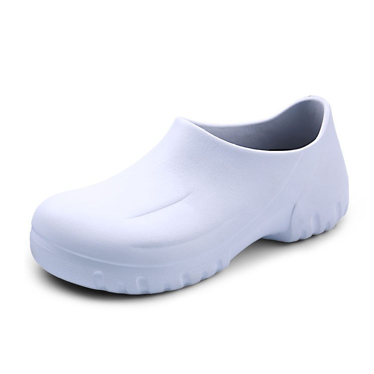 Mens Chef Shoes Kitchen Cook Shoes Black Work Clogs Hospital Shoes Super Anti-slip Oil Proof Waterproof Flat Sandals