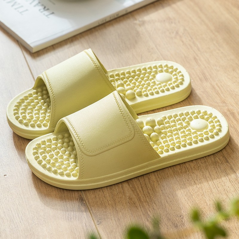 Massage slippers unisex couple shoes indoor home soft non-slip wear-resistant insoles