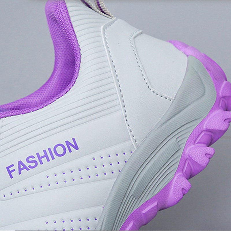 Women leather sneakers all-match outdoor travel shoes comfortable and light running shoes