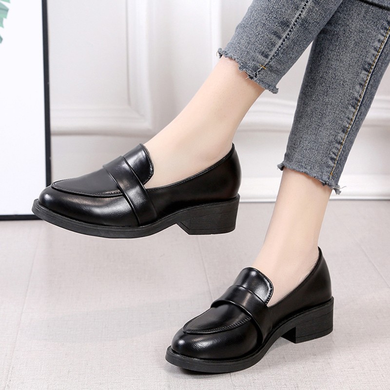 JMPRS Simple Patent Leather Loafers For Women 2022 Spring Autumn Slip On Flats Woman Solid Color Soft Sole Casual Shoes