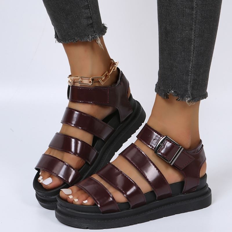 LuasTuas Size 35-43 Women Sandals 2022 Ins Fashion Platform Heels Summer Shoes Woman Casual Daily Lady Beach Home Footwear