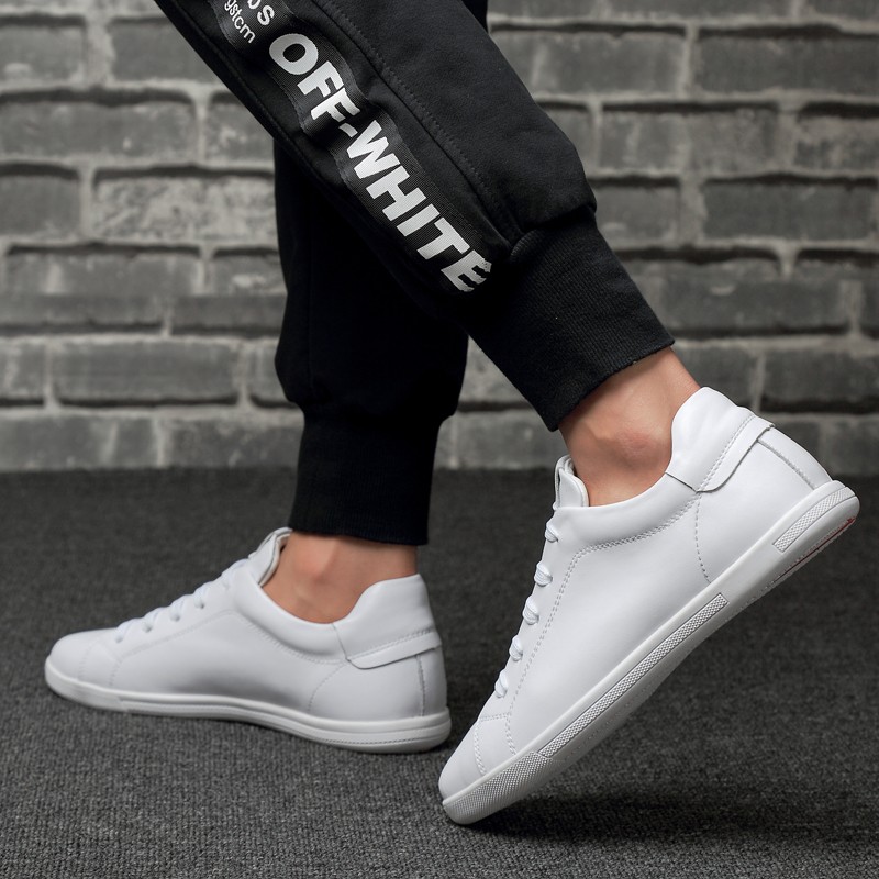 Genuine Leather Breathable Flats Loafers Travel Simple White Sneakers New Fashion Handmade Spring Autumn Casual Shoes