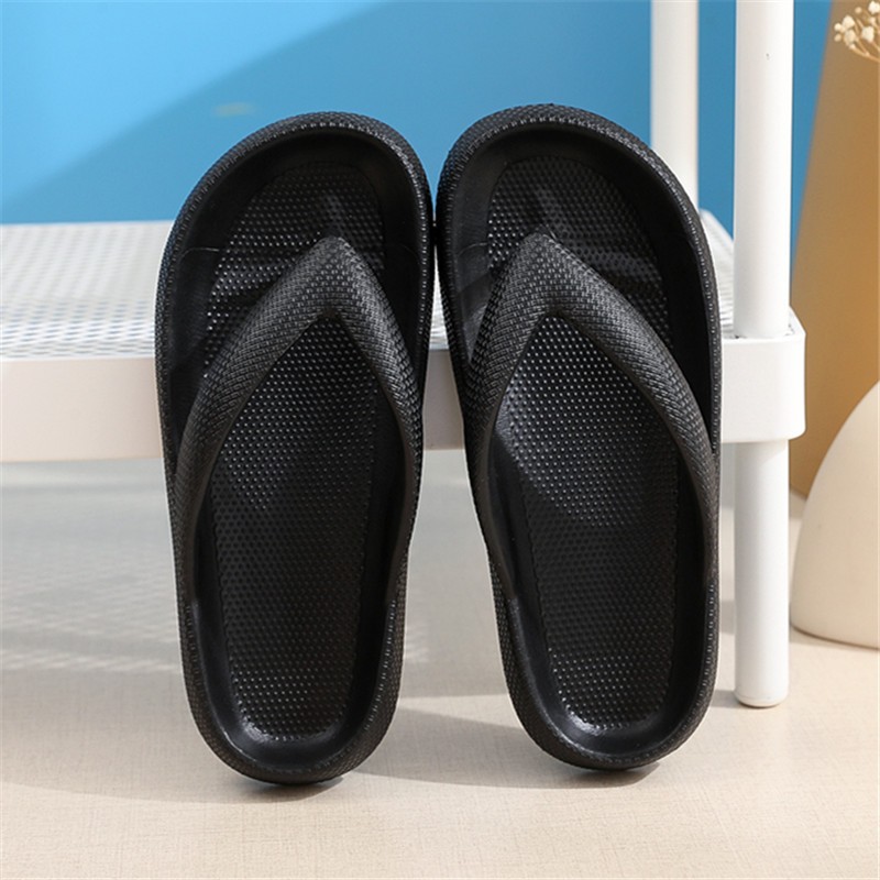 lucifer indoor slippers women 2022 summer non-slip thick bottom flip flops flat woman with cloud platform slippers women shoes