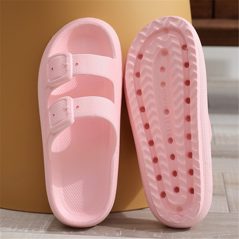 Lucifer Summer Platform Indoor Slippers Women Shoes EVA Soft Sole Non-slip Flip Flops Woman Thick Soled Slippers Home Flats