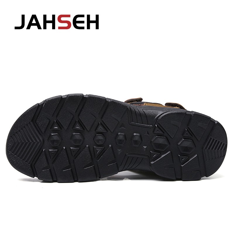 Classic Brand Mens Sandals Summer Genuine Leather Sandals Men Outdoor Lightweight Sandal Holiday Fashion Shoes For Men