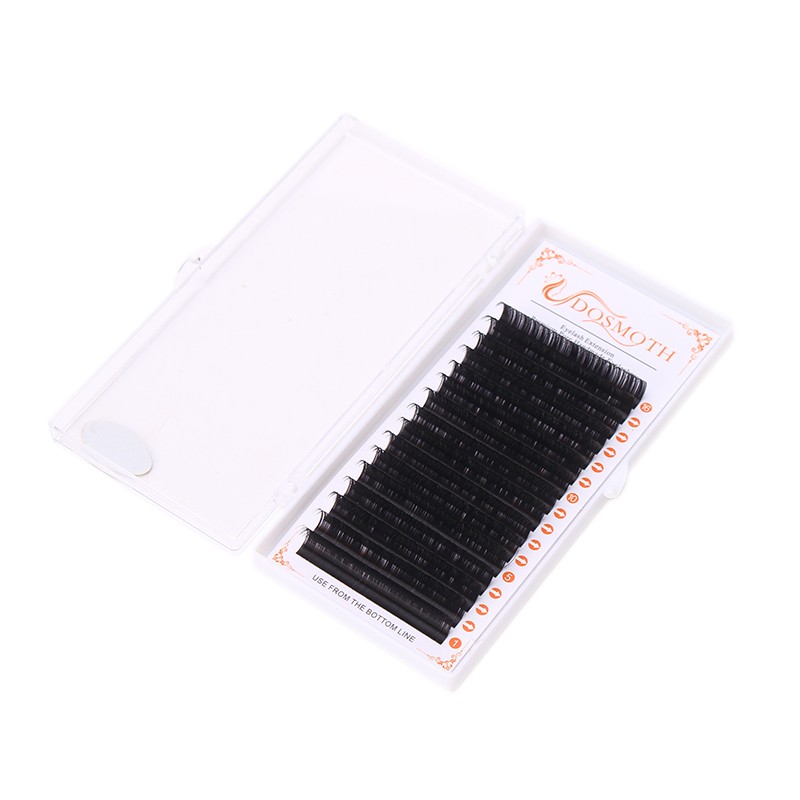 7 trays 16 rows/individual case mink false eyelashes blocking false eyelashes extension individual false eyelashes