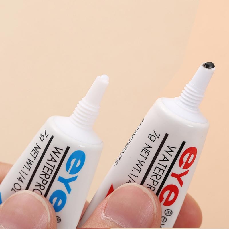 False Eyelashes Glue Clear White/Dark Black Waterproof Eye Lash Glue False Eyelashes Makeup Adhesive Cosmetic Tools TSLM2