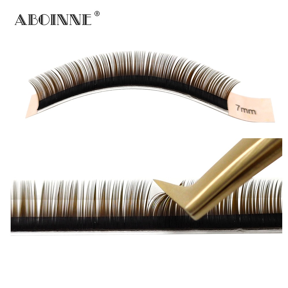 Abonnie bottom lashes matte black dark brown mink lashes tray lower eyelashes extension mixed lashes tray all size selous