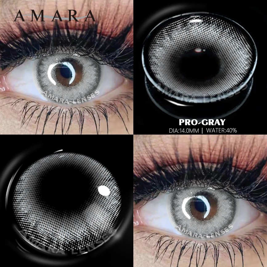 Amara Natural Colored Contact Lenses Blue 2pcs Beautiful Contacts Pupils Colored Contact Lens Yearly Makeup Cosmetics Contact Lens