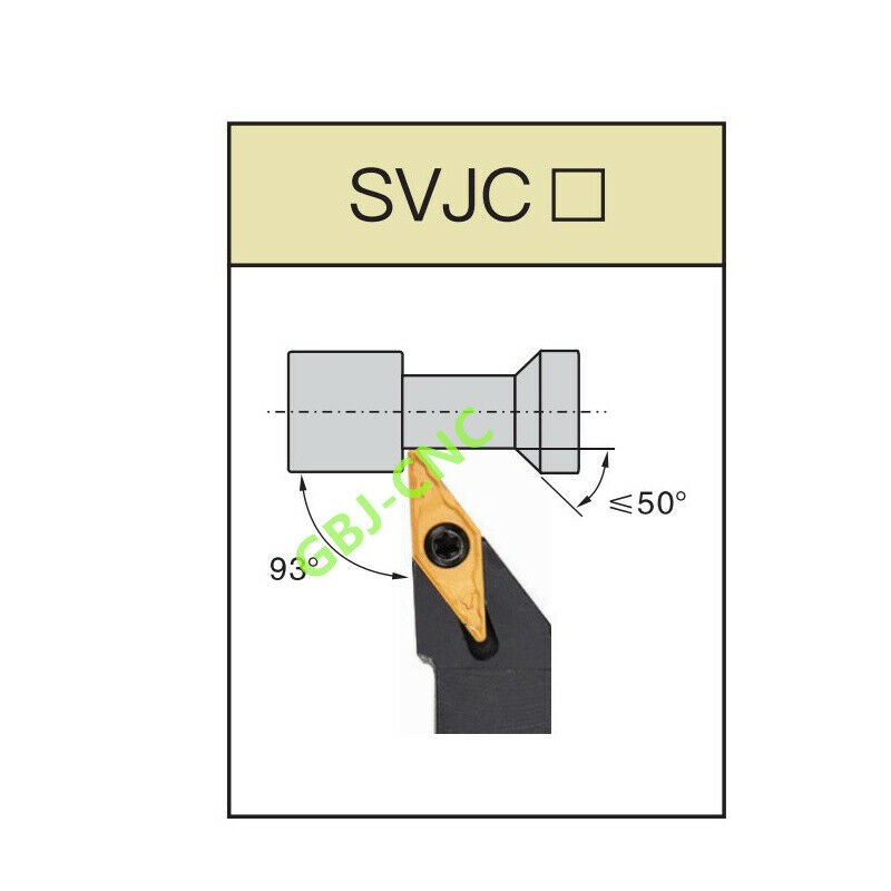 93 ° SVJCR SVJCL1212 1616 2020 H11K16 أداة تحول أسطواني ل VCMT (المسمار)