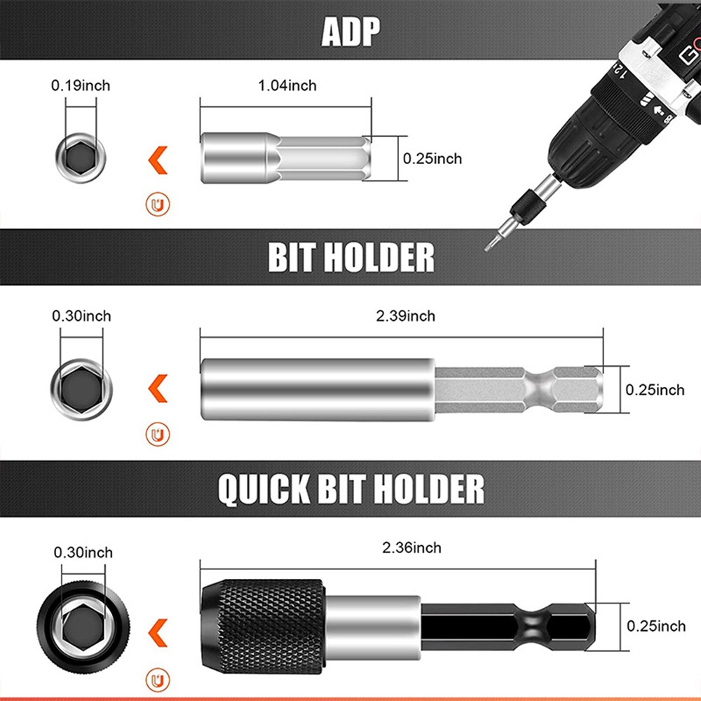 33/22pcs Damaged Screw Extractor Alloy Extractor Drill Bit Set Broken Drill Bit Stripped Easily Take Out Screws Remover Bolt