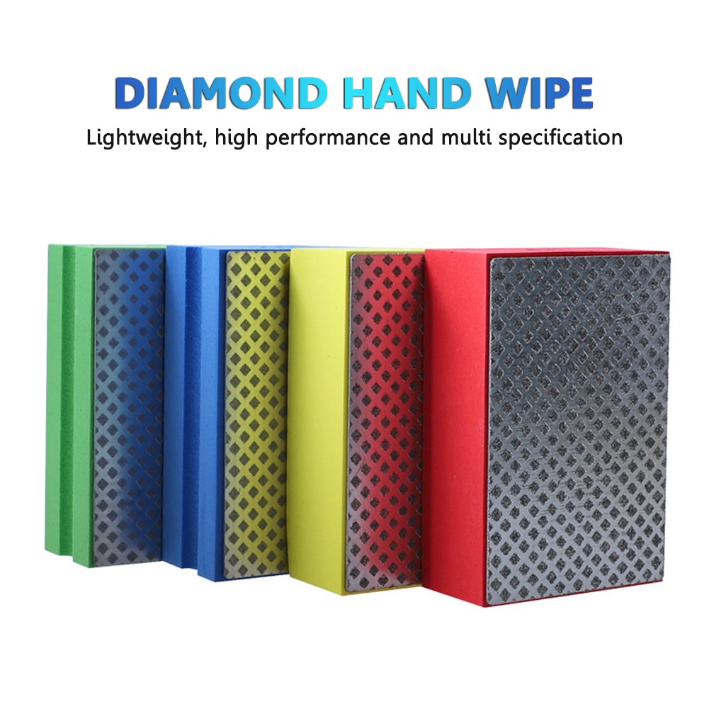 Diamond Hand Polishing Pads Grinding Glass Ceramic Abrasive Block Sanding Stone Diamond Polishing Block Power Tool