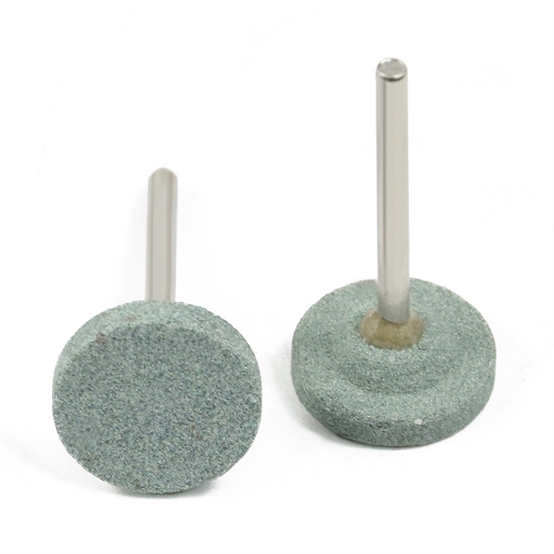 XCAN Abrasive Mounted Stone 10pcs 3mm Shank Grinding Head Stone Wheel for Dremel Rotary Tools Accessories