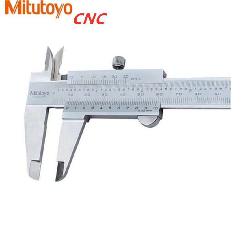 Mitutoyo CNC Vernier Caliper 530-118 8" 0-200mm Vernier Caliper Stainless Steel Inside Out Depth Step Metric Measurements