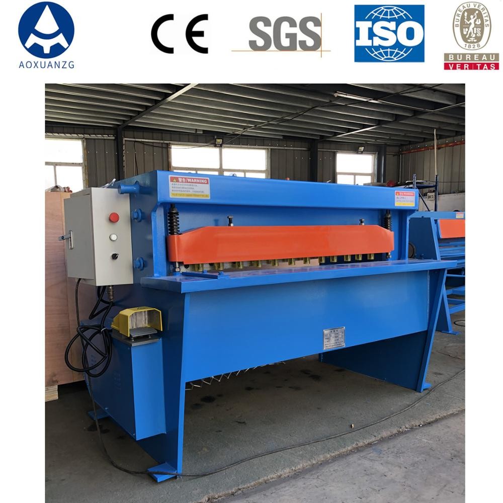 China manufacturer electric automatic shearing machine and automation sheet metal cutting guillotine high quality for sale