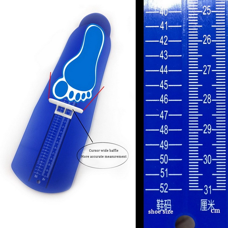 New Adult Foot Gauge Shoe Measurement Foot Size Measurement Auxiliary Device Measuring Ruler Tool Shoes Measuring Fittings For Big Kids