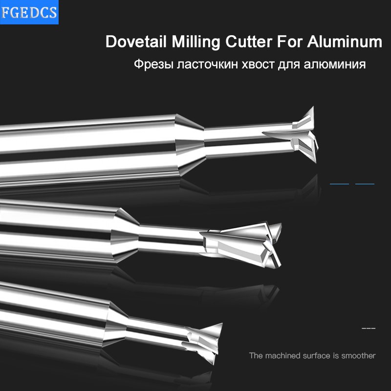 HRC 55 Degree Tungsten Carbide Dovetail Milling Cutter Aluminum End Mill Computer Tools 45 75 60 Degree 4mm 10mm 12mm Metal Tool Router Bit