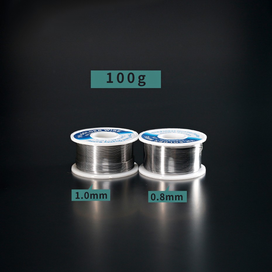 YIHUA 50g Soldering Tin Wire Tin Melt Rosin Core 0.4mm 0.6mm 0.8mm 1mm Soldering Wire Roll No Clean Flux 2.0%