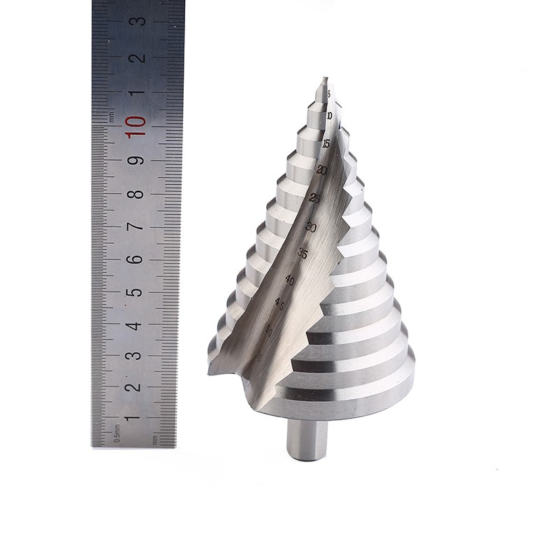 1pc Step Drill Bit 6-60mm 4-32mm Spiral Groove Wood Metal Hole Cutter HSS Round Shank Step Cone Drill Bit