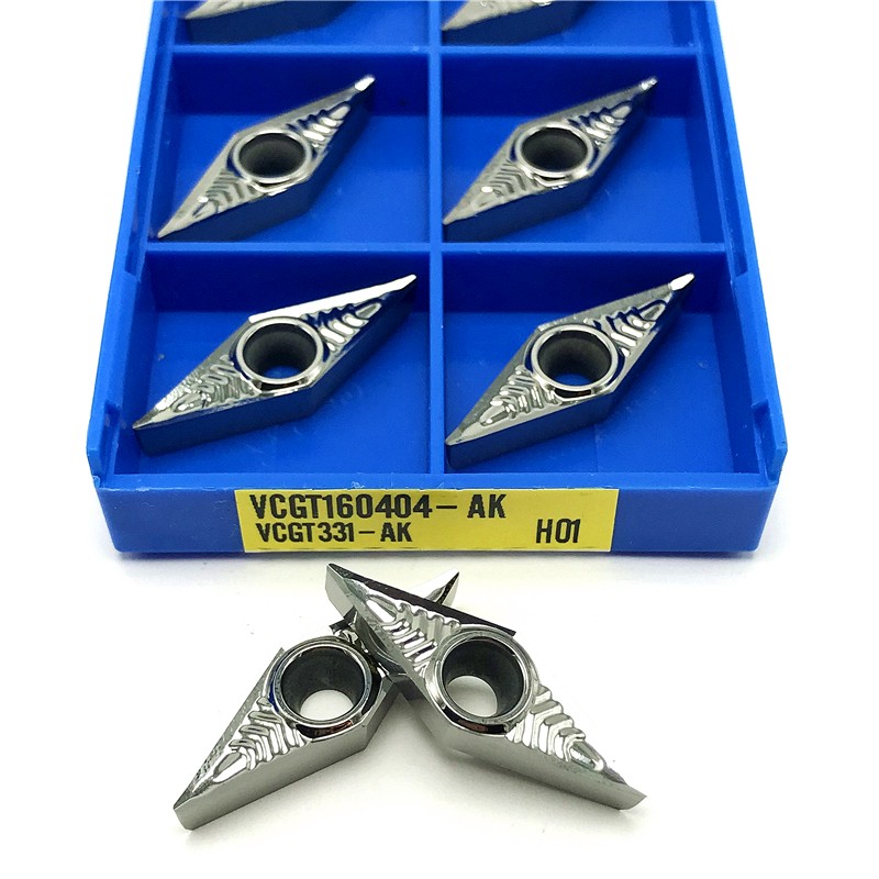 VCGT160402 VCGT160404 VCGT160408 AK H01 aluminum insert inner turning tool cnc lathe tools high quality aluminum copper tool