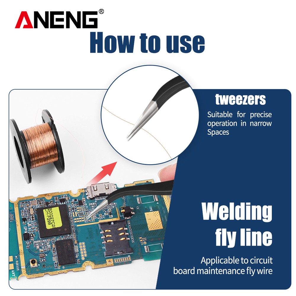 ANENG SL102 Electric Soldering Iron US/EU Plug Adjustable Temperature 220V Digital Display Portable Electric Soldering Tool