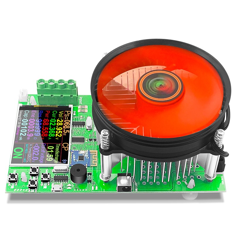 DL24 4 Wire Battery Capacity Tester Electric Discharge Capacity Measurement Tester 150W 200V 25A