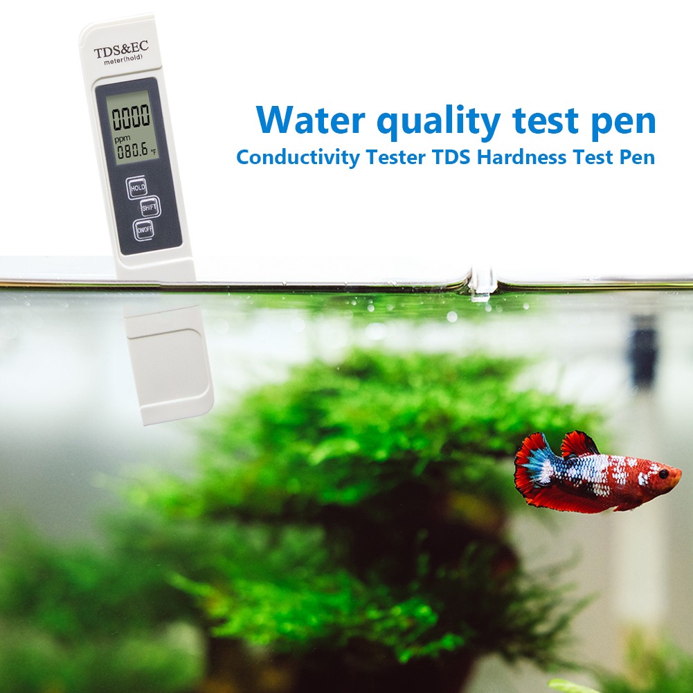 3 in 1 TDS Meter Portable Pen Pool Water Water Quality Tester Easy Carry Digital High Accuracy Swimming Durable Parts