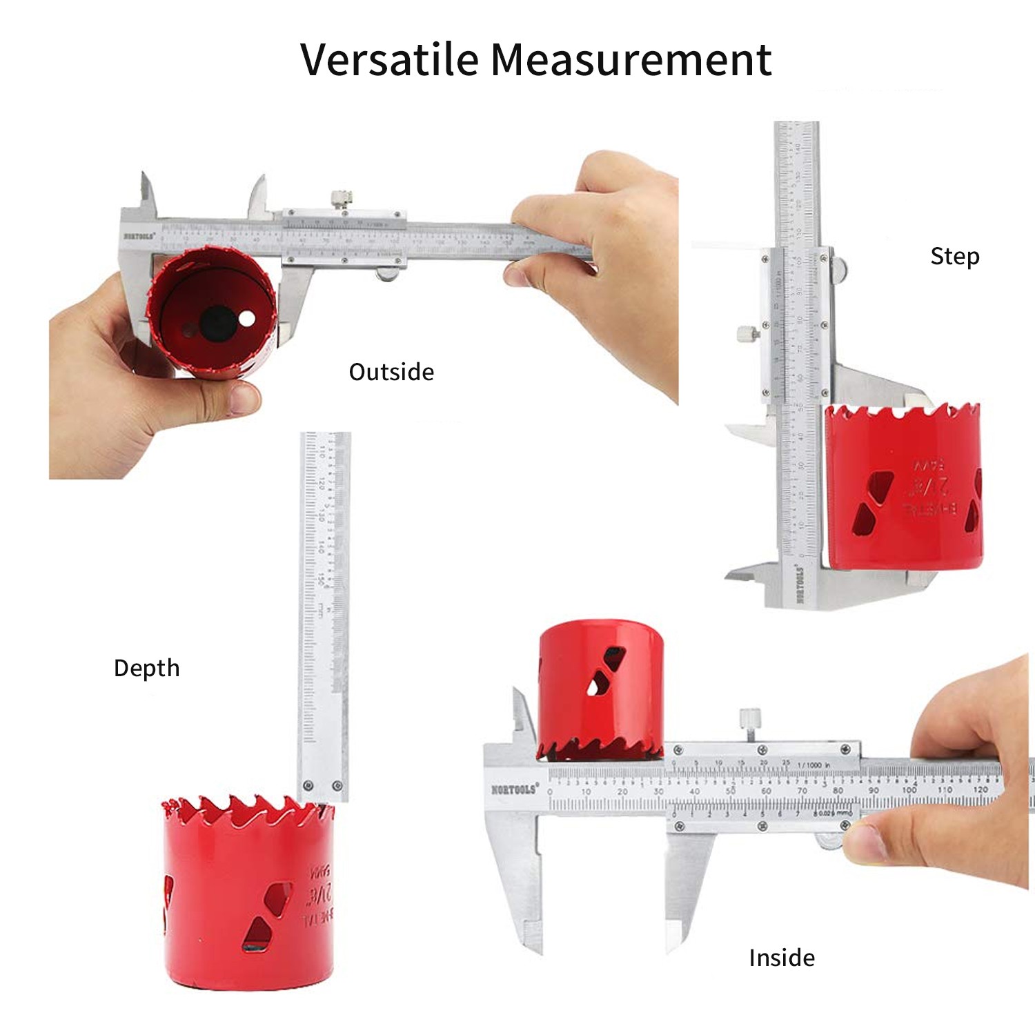 KKMOON 0-150mm Professional Stainless Steel Vernier Caliper Measuring Tool Sliding Scale Ruler Micrometer