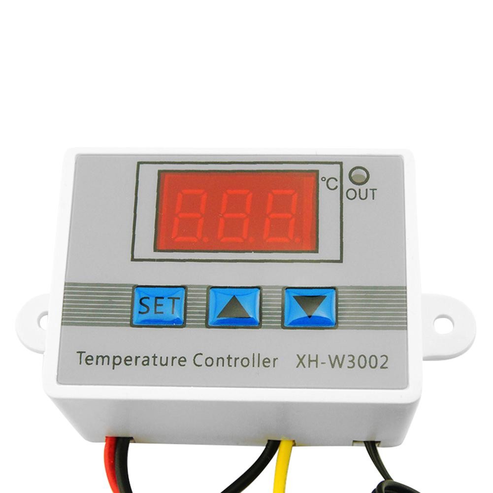 Easily Carry Temperature Controller 10A Thermostat Control W3002 Digital Switch With Probe Sensor Lightweight Instrumentation