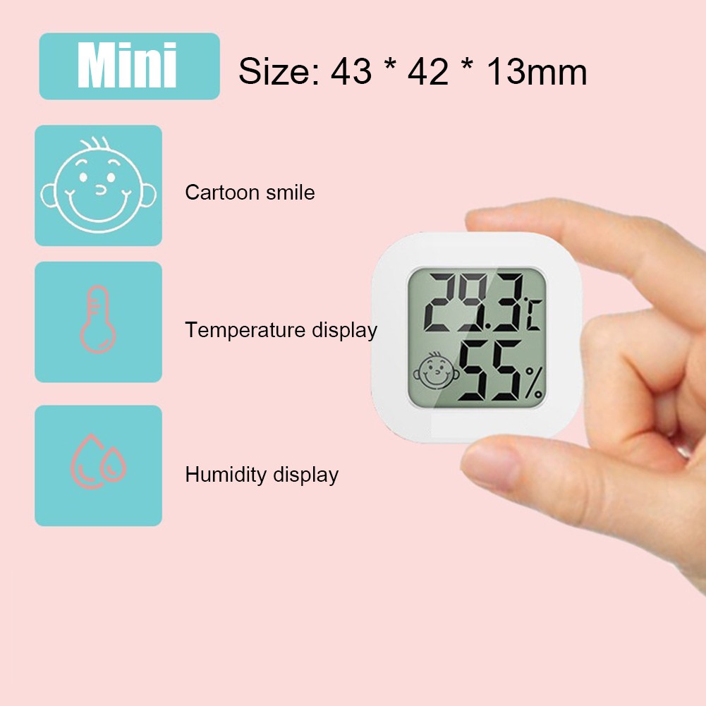 2 in 1 digital thermometer hygrometer mini temperature/home hygrometer wall hygrometer hygrometer for indoor outdoor