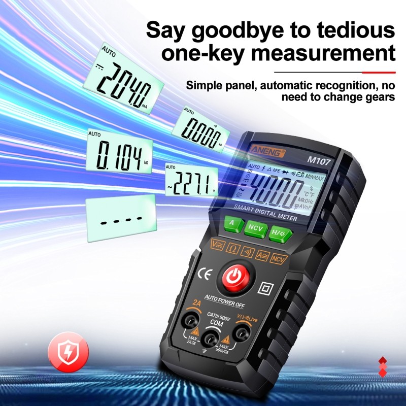 Digital Multimeter Dropshipping Multimeter 4000 Voltmeter Ohmmeter Voltage Current Measurement Auto Off Resistance