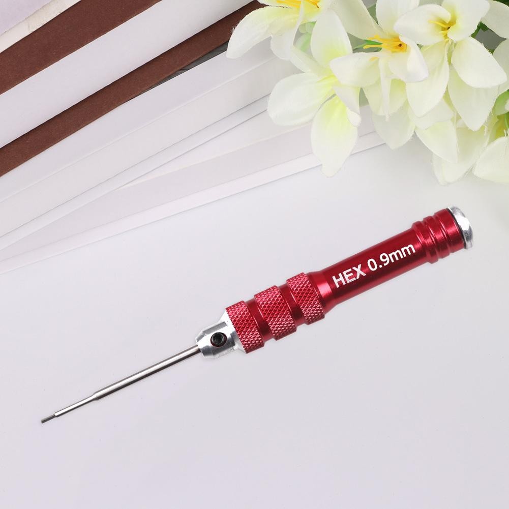 HSS Red Handle Hex Screwdriver Tool Set for RC Helicopter Drone Airplane Model Metal Repair Tools