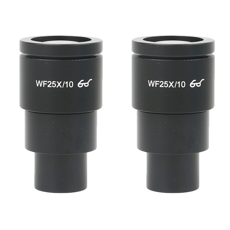 2pcs WF10X WF15X WF20X WF25X WF30X Wide Field Eyepiece for Trinocular Microscope Stereo Microscope 30mm Interface Installation